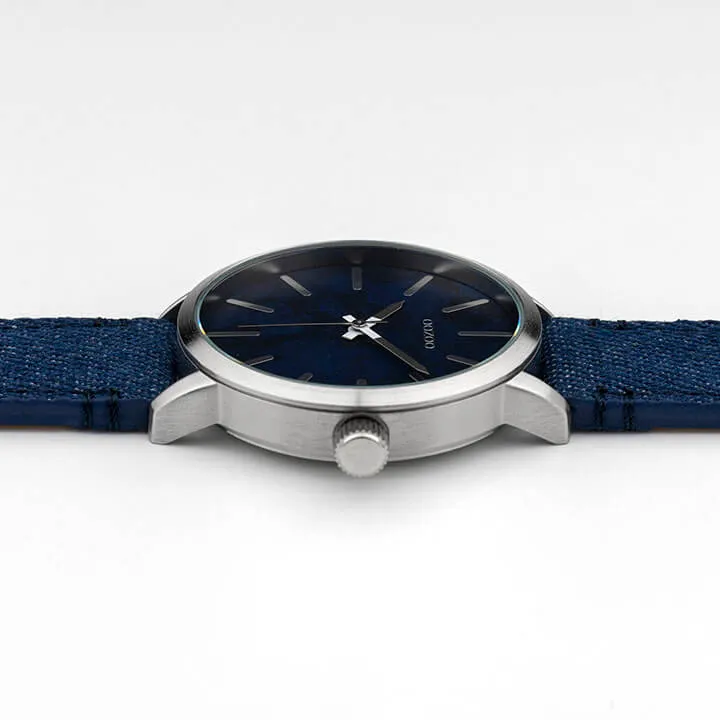 OOZOO Timepieces Horloge Jeans Blauw | C10002
