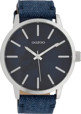 OOZOO Timepieces Horloge Jeans Blauw | C10002