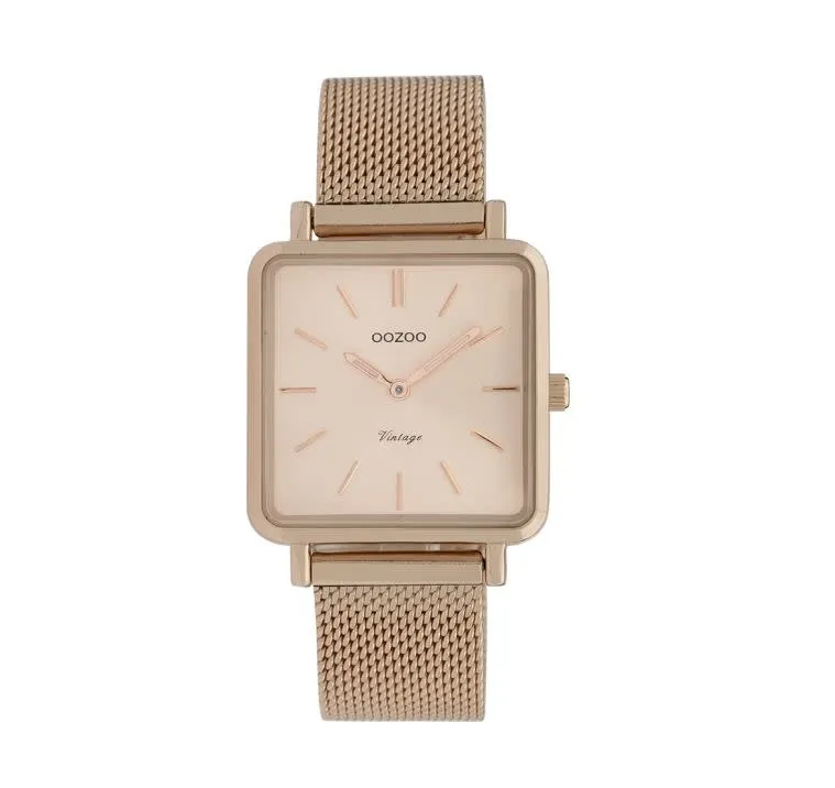 OOZOO Vintage horloge C9847 Rosé Gold Plated/Rosé