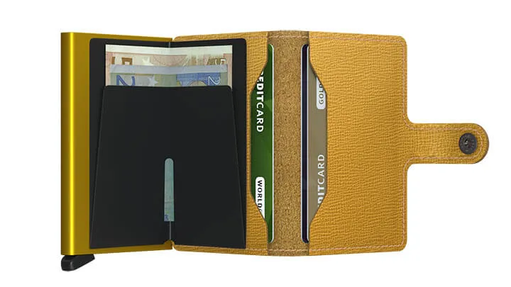 Secrid Mini Wallet Portemonnee Crisple Ochre