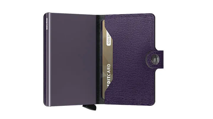 Secrid Mini Wallet Portemonnee Crisple Purple