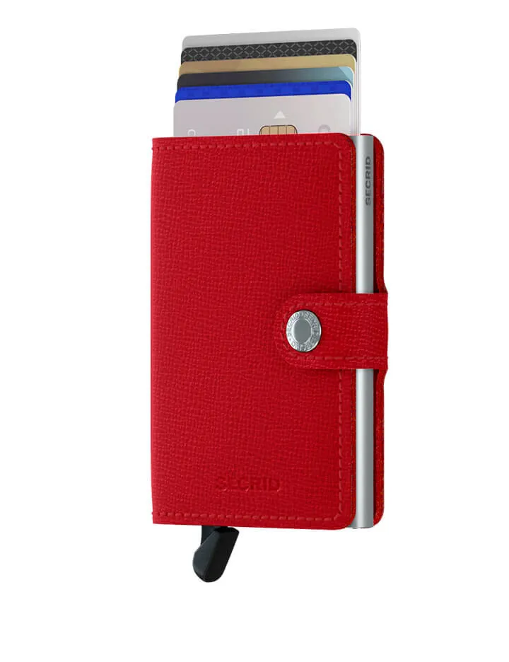 Secrid Mini Wallet Portemonnee Crisple Red