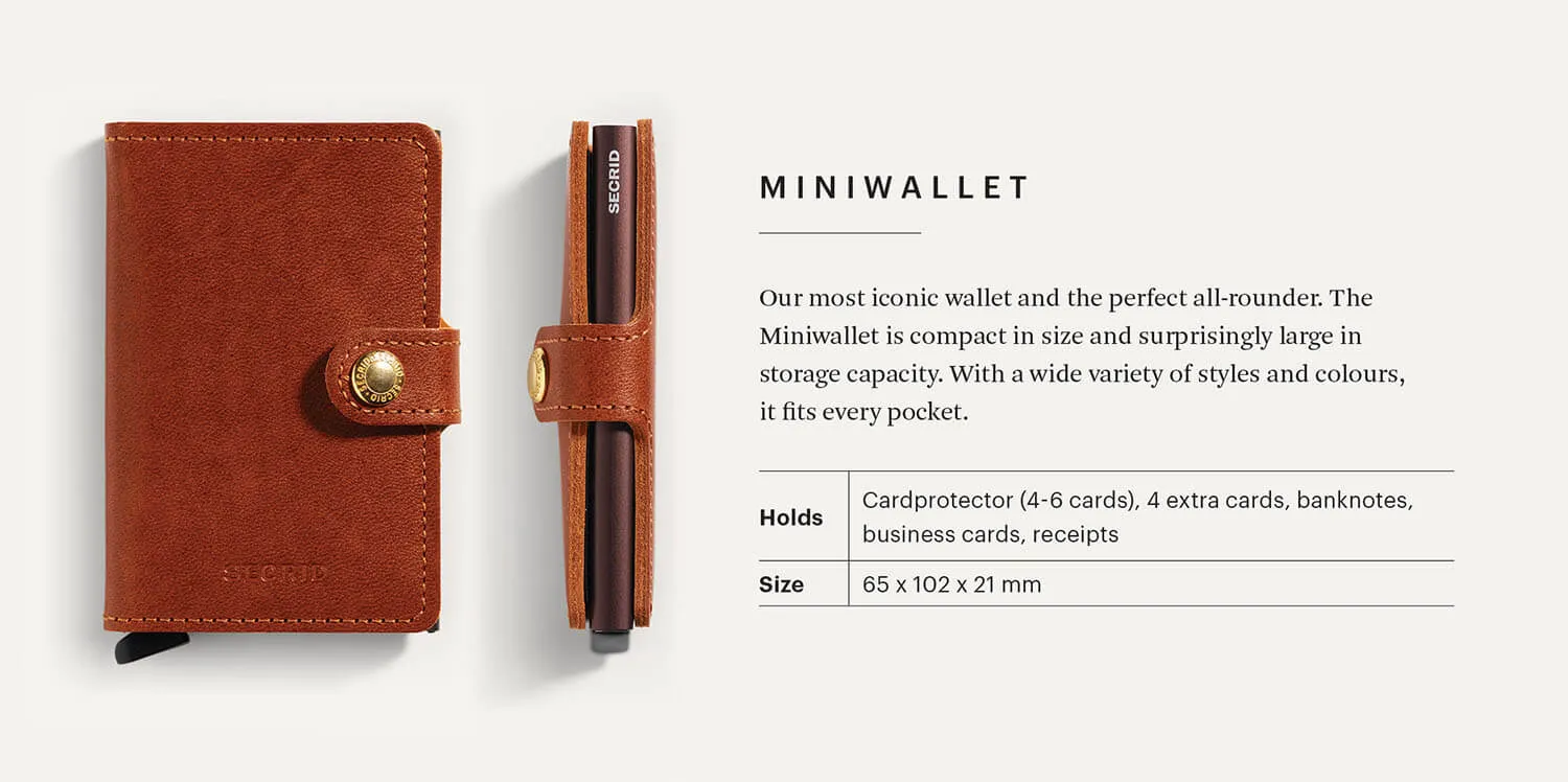 SECRID MINI WALLET PORTEMONNEE CUBIC BLACKRED