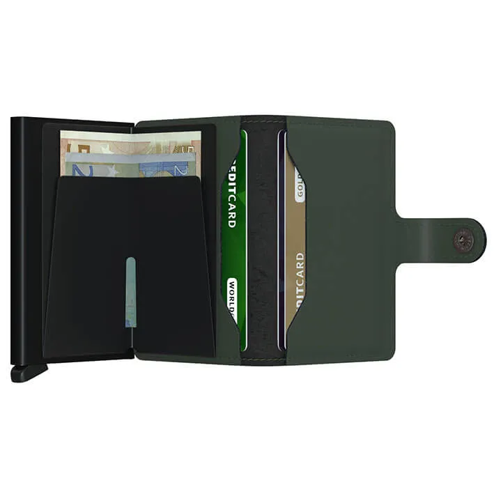 Secrid Mini Wallet Portemonnee Matte Green Black