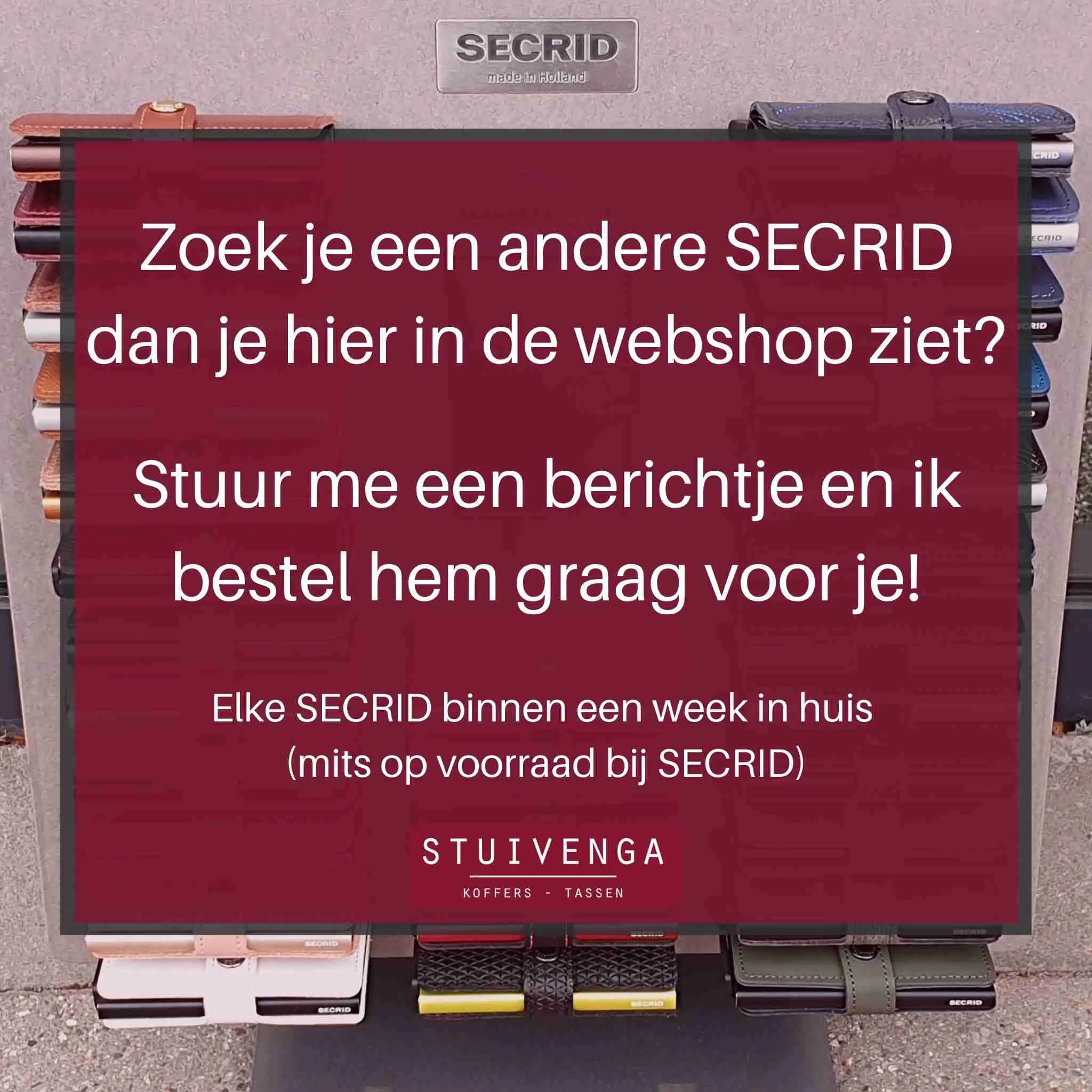 Secrid Miniwallet Stitch Magnolia Rosso