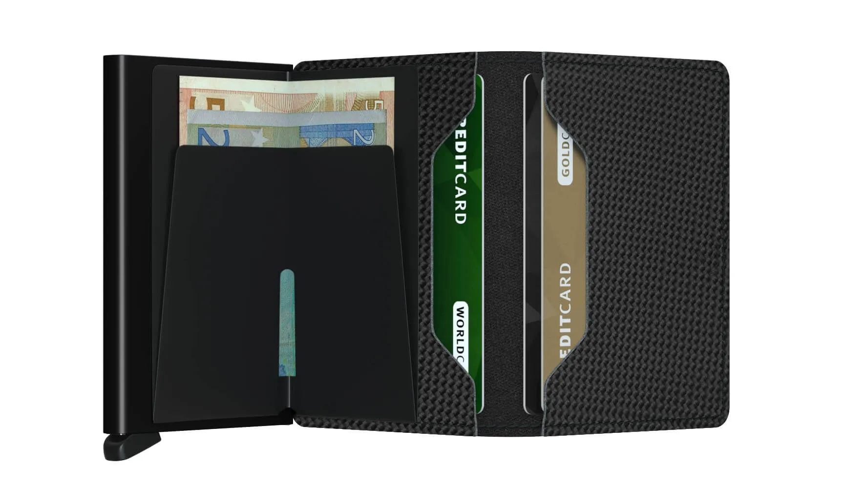 Secrid Slim Wallet Portemonnee Carbon Black