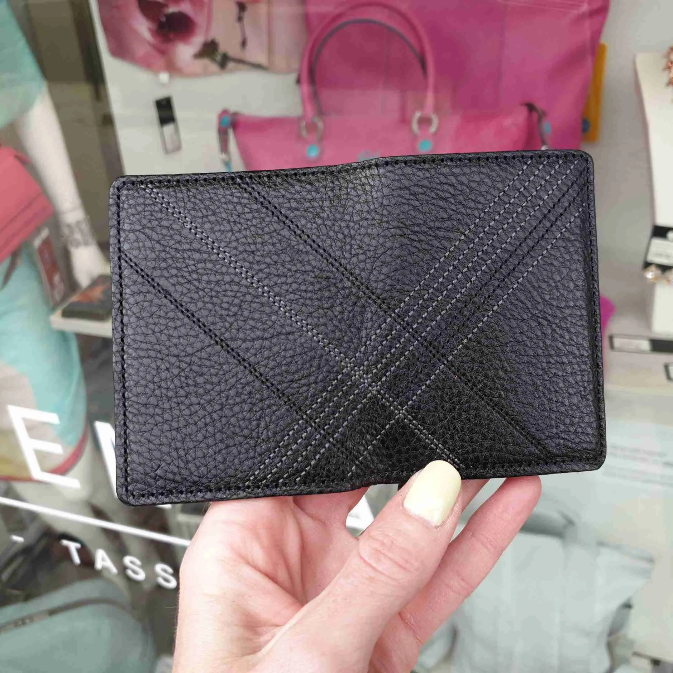 SECRID SLIMWALLET STITCH SSTLINEA BLACK