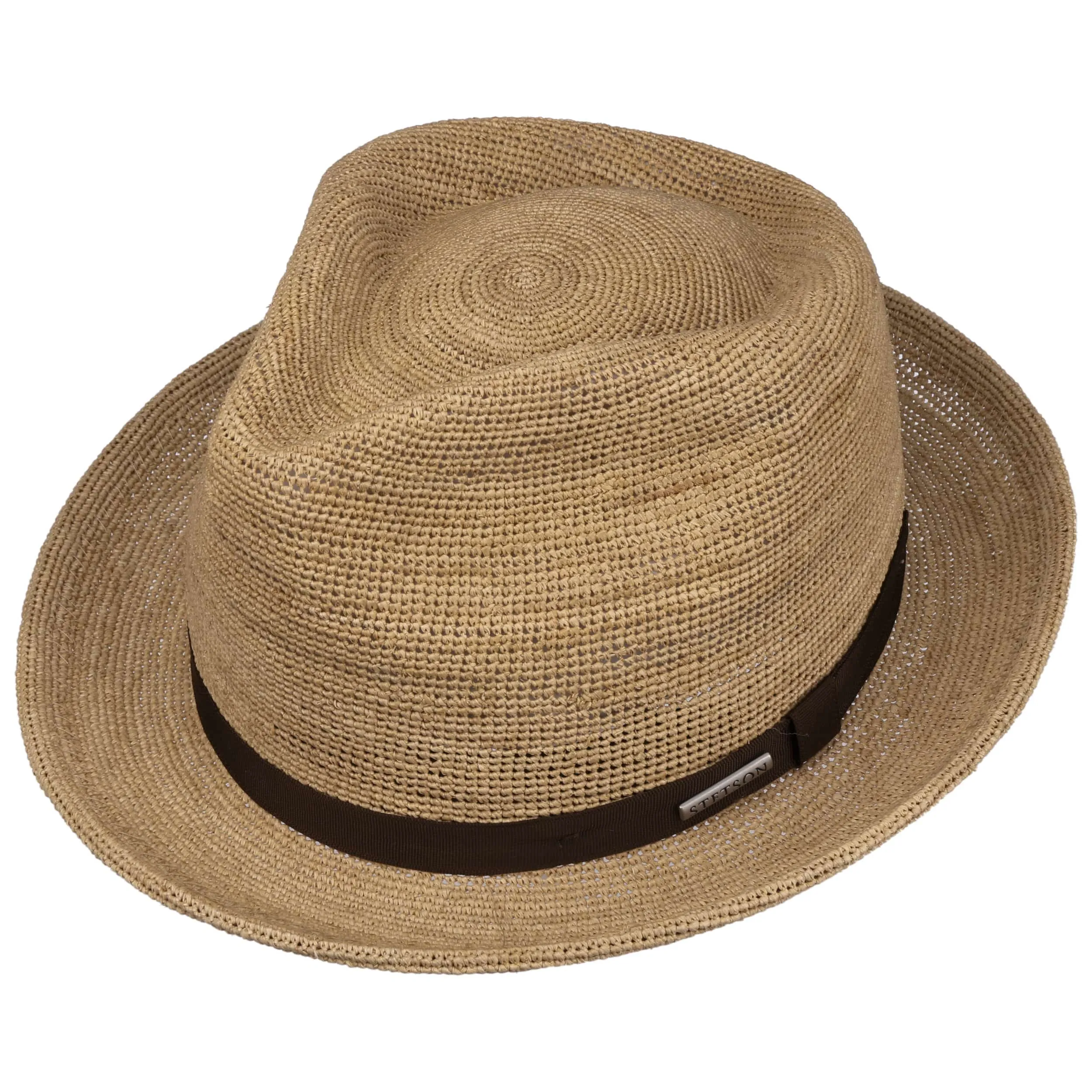 Sondova Crochet Raffia Hoed