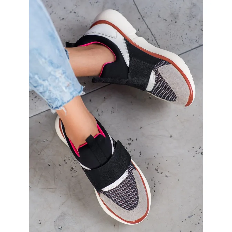 Sweet Shoes Lichte sportschoenen met klittenband veelkleurig