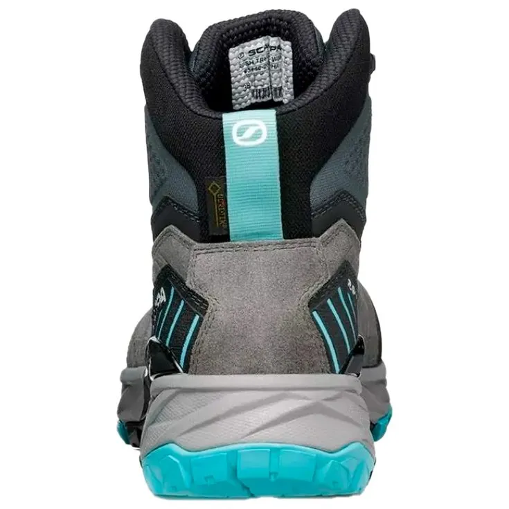 TREK EN BERGSCHOENEN SCARPA RUSH TREK GORETEX WMN MID GRAY AQUA
