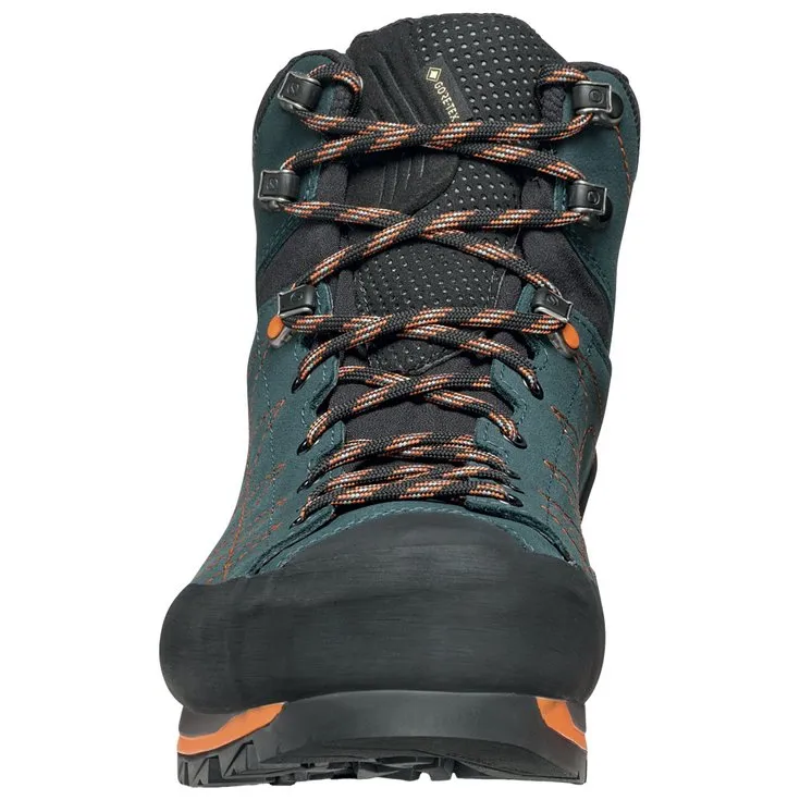 TREK EN BERGSCHOENEN SCARPA ZODIAC TREK GORETEX PETROL RUST ORANGE