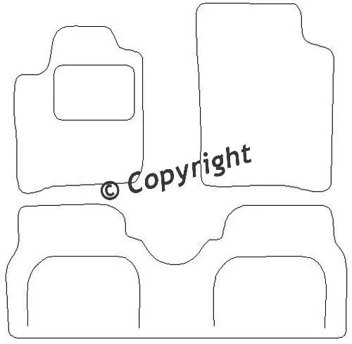 VELOURS MATTENSET RENAULT SCENIC+VAKJES 19992003