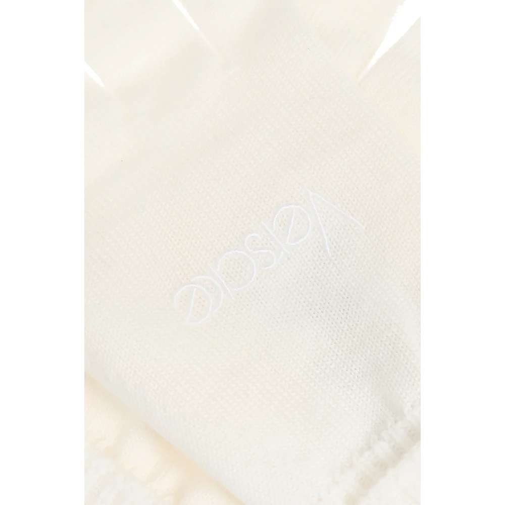 Versace Wollen handschoenen White Dames