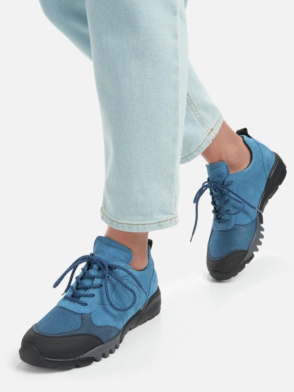 Waldläufer Orthotritt Lichte wandelschoenen van rundnubuckleer