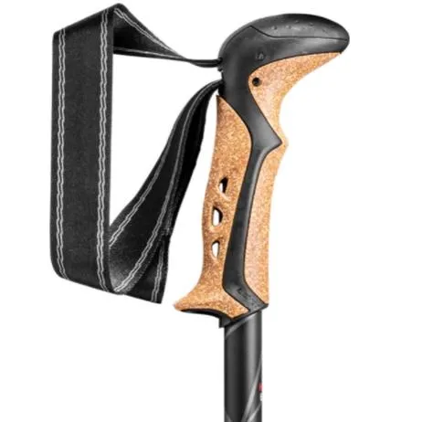 WANDELSTOK LEKI KHUMBU ANTISHOCK DARKANTHRACITE ORANGE BLACK