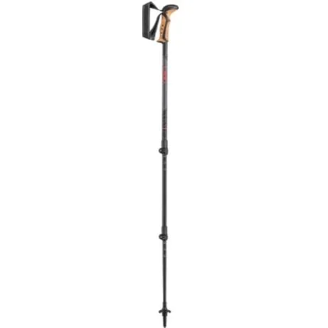 WANDELSTOK LEKI KHUMBU DARKANTHRACITE WHITE BRIGHTRED