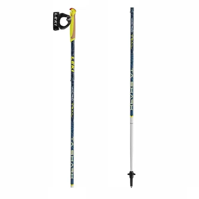 Wandelstok Leki Micro Trail TA White Dark Blue Neon Yellow (130 cm)