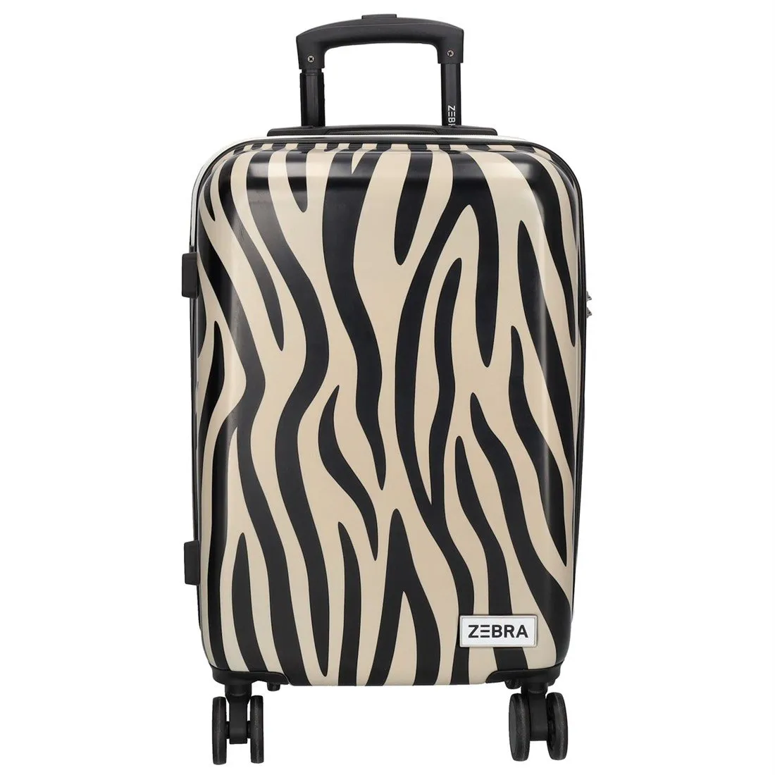 ZEBRA TRENDS ANIMAL TRAVEL HANDBAGAGE KOFFER  55 CM  36 LITER  TSA SLOT  ZEBRA