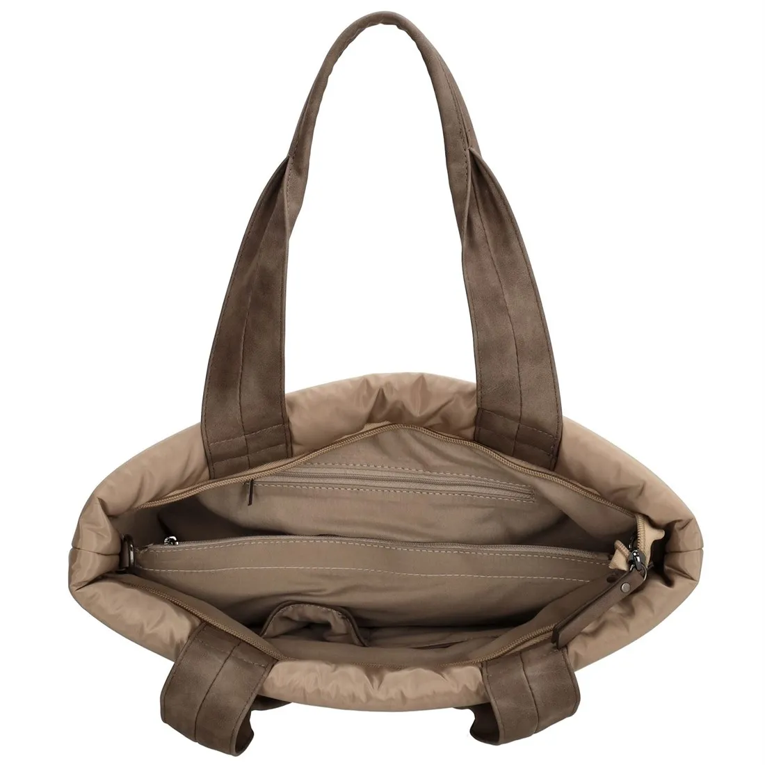 ZEBRA TRENDS ELSKE SHOPPER  TAUPE