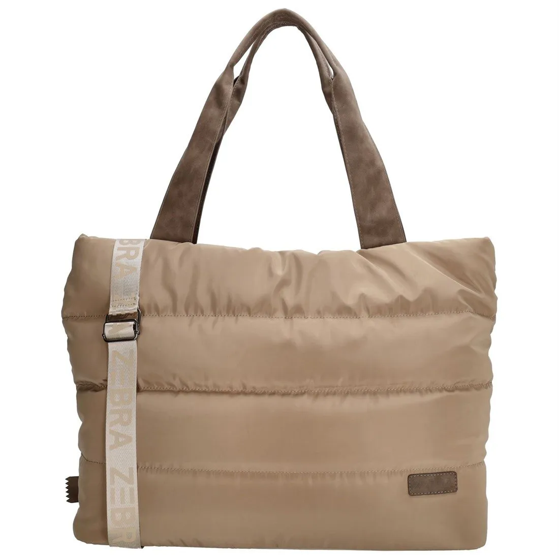 ZEBRA TRENDS ELSKE SHOPPER XL  TAUPE