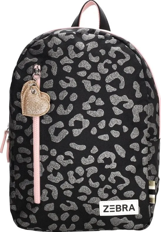 ZEBRA TRENDS GIRLS RUGZAK  PANTER ZWART