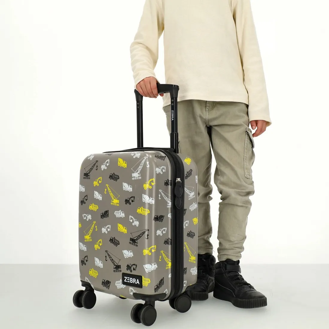 ZEBRA TRENDS KIDS TRAVEL KOFFER  GRIJS