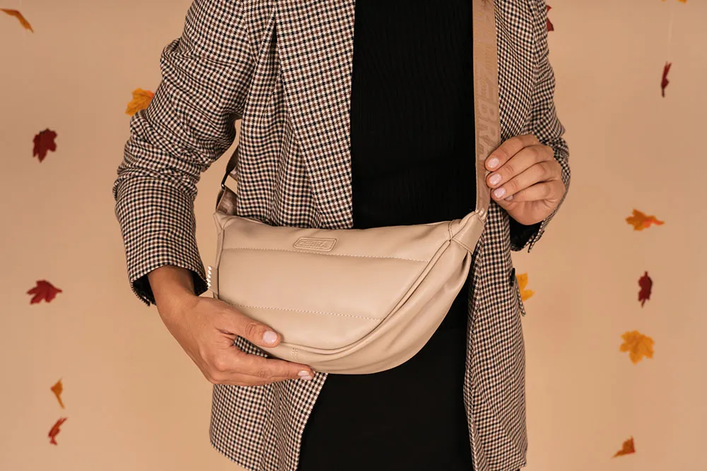 Zebra Trends Moon Bag Schoudertas Evie Champagne