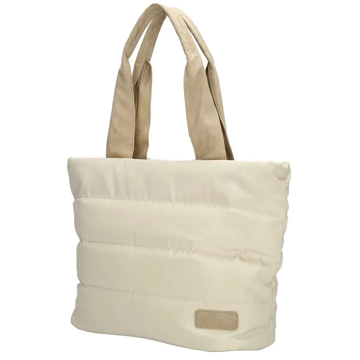 Zebra Trends Puffer Shopper/Schoudertas Elske Cream