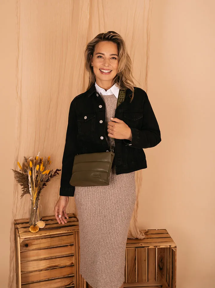 Zebra Trends Schoudertas Evie Brons
