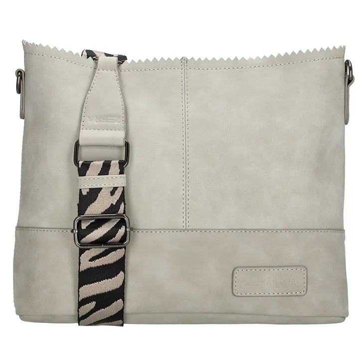 Zebra Trends Schoudertas Merel Mid Grijs