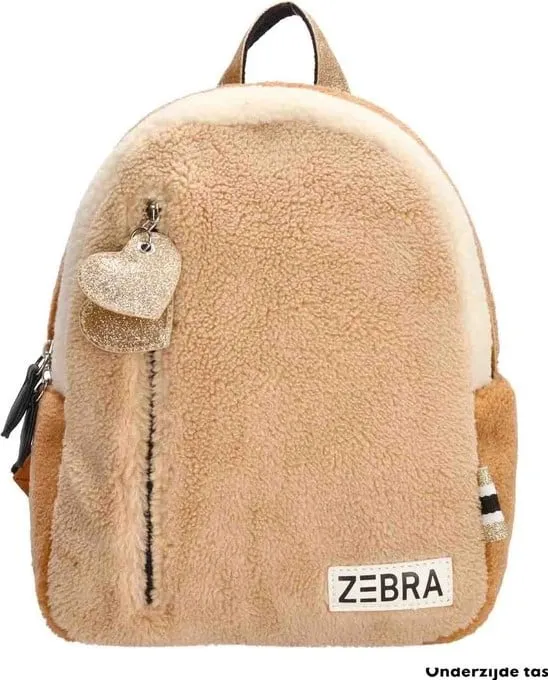 ZEBRA TRENDS TEDDY RUGZAK S  BEIGE MULTI