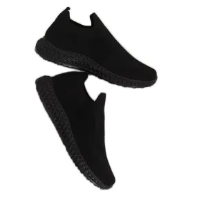 Zwart 4388 Zwarte sportschoenen